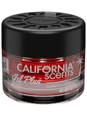 California Scents Gel Plus Car Air Freshener, Coronado Cherry Scent, 1 Count
