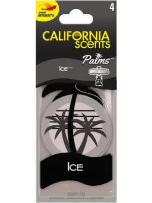 California Scents Palms Ice Paper Car Air Freshener