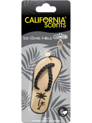 California Scents Novelty Hanging Sandal Ice Car Air Freshener - 1 Count