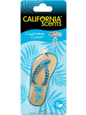 California Scents Novelty Hanging Sandal California Clean Car Air Freshener - 1 Count
