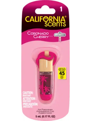 California Scents Hanging Vial Coronado Cherry Car Air Freshener - 1 Count