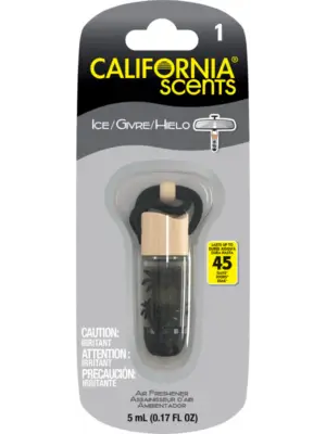 California Scents Hanging Vial Ice Car Air Freshener - 1 Count