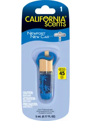 California Scents Newport New Car Hanging Vial Car Air Freshener - 1 Count