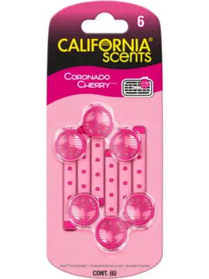 California Scents Coronado Cherry Vent Stick Car Air Freshener - 6 Count