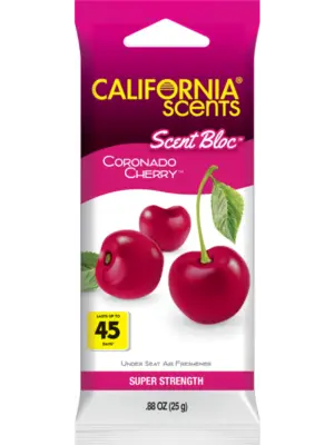 California Scents Power Bloc Car Air Freshener, Coronado Cherry Scent