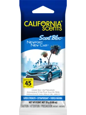 California Scents Scent Bloc Car Air Freshener, Newport New Car Scent
